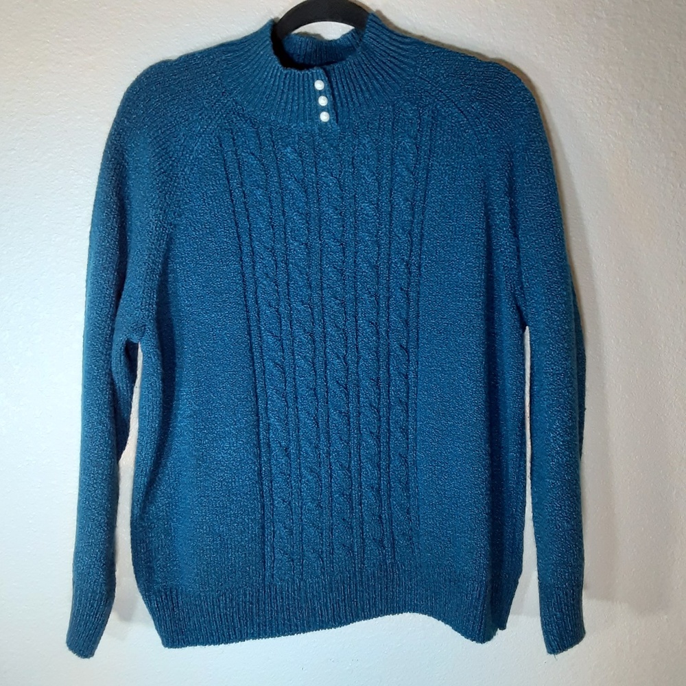 Rebecca Malone XL Women's Mock Turtle Neck Sweater